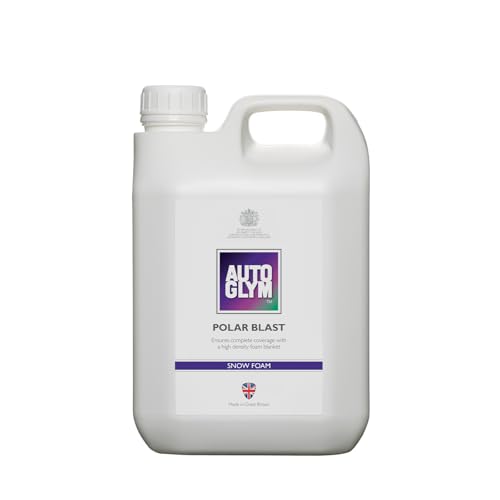 Autoglym Polar Blast Snow Foam, 2.5L Concentrate Softens Dirt, pH Neutral Car Shampoo, All Paint Types