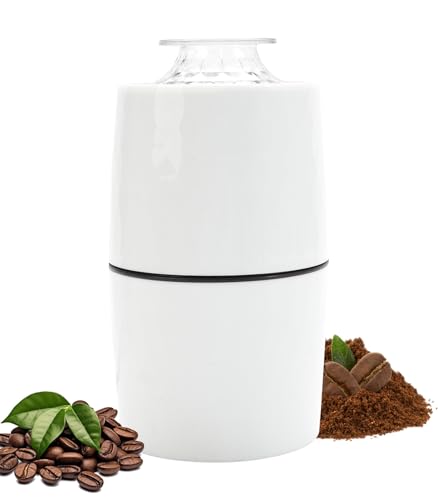 Coffee Co. 5-inch Grinder: Stainless Steel Blades, One-Touch Control for Beans, Spices, Nuts & Herbs