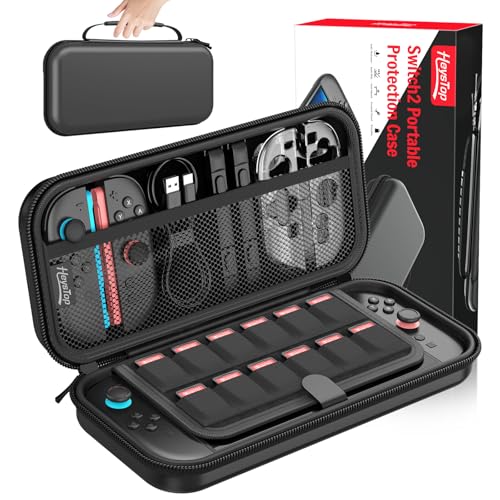 HEYSTOP Nintendo Switch 2 Case: Protective Hard Shell for Travel