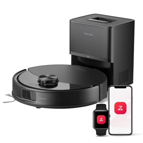 Roborock Q10 S5+ Robot Vacuum: Self-Emptying, 10000Pa Suction, Hands-Free Cleaning, Anti-Tangle Design, Auto-Lifting Mopping, Obstacle Avoidance