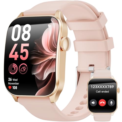 Fitness Smartwatch with Heart Rate Monitor, Call Function, 1.91 inch HD Screen, Sleep Tracker - IP67 Waterproof for Android iOS