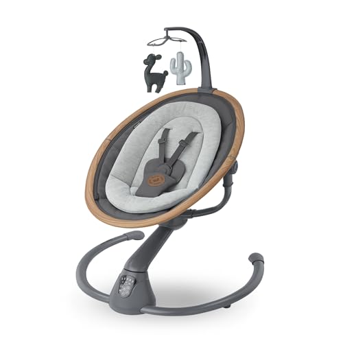 Maxi-Cosi Electric Baby Swing Chair, Baby Rocker, 12 Melodies, 360° Rotation