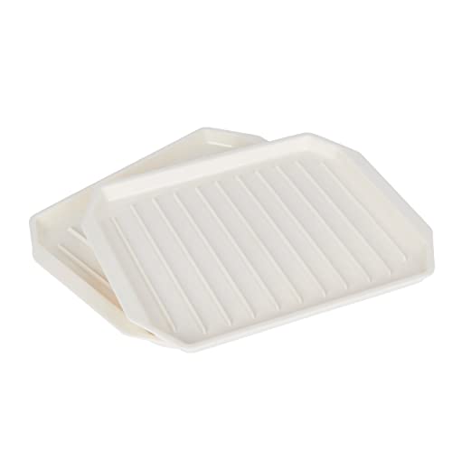 KitchenCraft Bacon Crisper Tray for Microwave Cooking, 12x9 inch