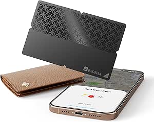 Apple MFi Certified Bluetooth Tracker Smart Finder for Apple Find My iPhone, Wallet GPS Tracker, 5-10 Years Battery, Keys & Item Locator