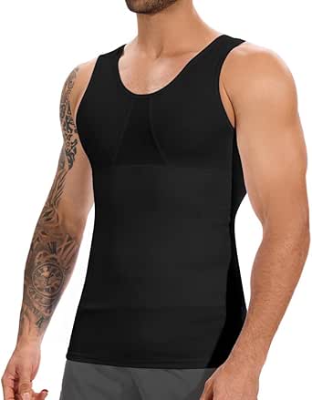 SLIMBELLE Men's Compression Vest Body Shaper - Slimming Inch