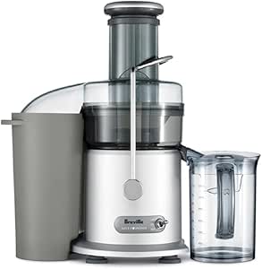 Breville Juice Fountain Plus Silver 850-Watt Juicer Machine