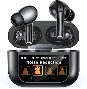 Brand Wireless Earbuds, ENC Noise Cancelling, 48H Playtime, Bass Stereo Sound, Bluetooth 5.4 for iPhone/Android