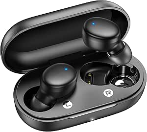 Kurdene Wireless Earbuds: Bluetooth 5.3, Deep Bass, Lightweight Headphones - Clear Calls, Sports Workout