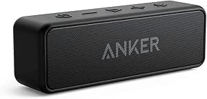 Anker Soundcore 2 Portable Speaker: Stereo Sound, Bluetooth 5, Bassup, IPX7 Waterproof - 24-Hour Playtime - Wireless Stereo Pairing