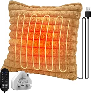 Beheizte USB Heated Cushion for Back Pain Relief, 45x45cm
