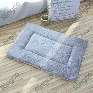 Washable Reversible Dog Pad Bed for Small Dogs, Gray, 24 inch