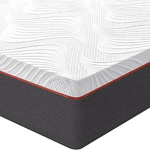 CoolDream 20cm Memory Foam Mattress for Double Bed, Pressure Relief, Cooling Tech, Removable Cover - 135x190 cm
