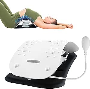 Docemel Lower Back Pain Relief Back Stretcher - Lumbar Support & Spine Alignment