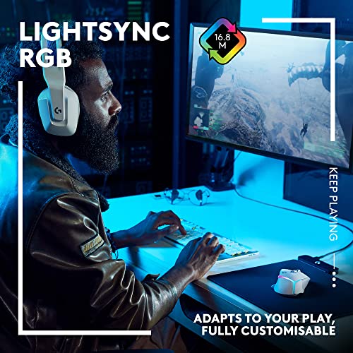 Logitech G502 X PLUS LIGHTSPEED Wireless Gaming Mouse - LIGHTFORCE switches, LIGHTSYNC RGB - HERO 25K Sensor - PC/macOS/Windows