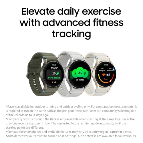 Samsung Galaxy Watch7 Cream 40mm - Galaxy AI, Smart Health & Fitness Tracker - Bluetooth - 3 Year Warranty