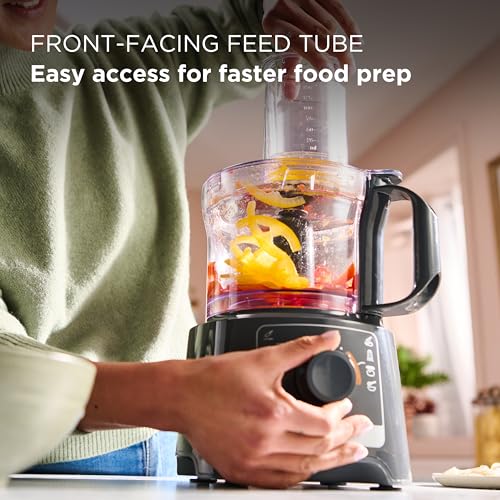 Kenwood MultiPro Compact Food Processor, Blending Blade, Kneading Function, Grey, 800W