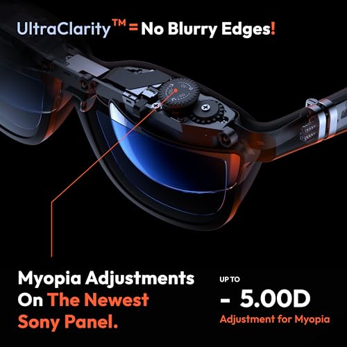 VITURE Pro XR/AR Glasses 135 inch Display, Harman Audio, Immersive XR Experience for iPhone 16/15, Android, PC