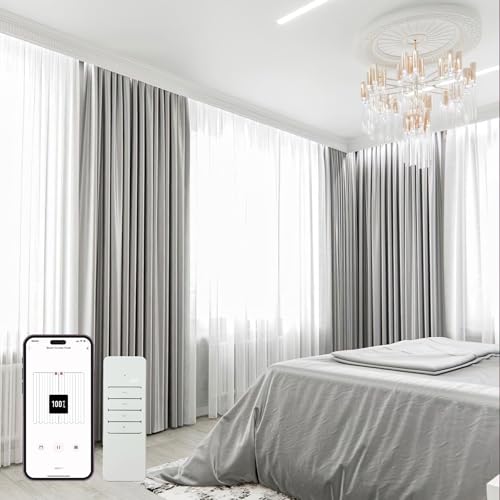 Osprey Smart Curtain Track, Remote Control, Motorized Opener