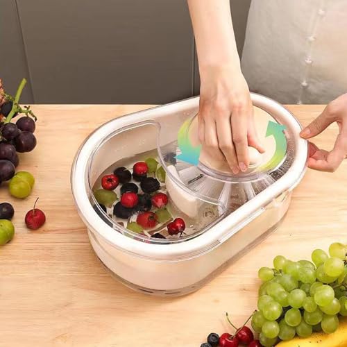 FreshSpin Fruit Cleaner Spinner & Strainer Bowl for Vegetables