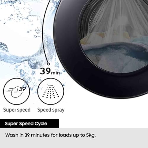Samsung Series 7 Washer Dryer, AI Energy, Wi-Fi, 11kg, White