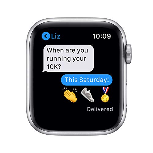 Apple Watch Series 6 44MM GPS Silver Aluminum with White Band