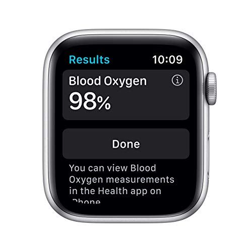 Apple Watch Series 6 44MM GPS Silver Aluminum with White Band
