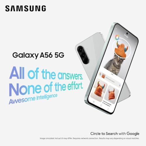 Samsung Galaxy A56 5G Smartphone 8GB RAM 256GB Memory 50MP Camera