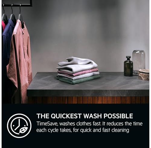 AEG 6000 Series 10Kg Washing Machine: Save 30% on Time, Water, Energy - ProSense Technology, Hygiene Program