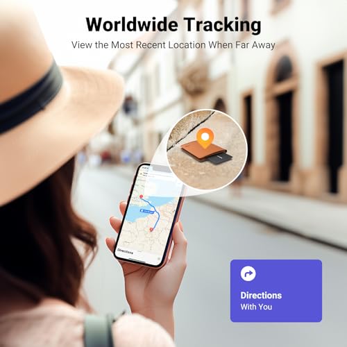 UGREEN Slim Wallet Tracker: 1.7mm Thin, Rechargeable, Apple Find My Compatible, IP68 Waterproof, Bluetooth Card for Wallet