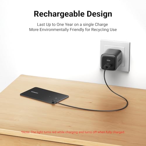 UGREEN Slim Wallet Tracker: 1.7mm Thin, Rechargeable, Apple Find My Compatible, IP68 Waterproof, Bluetooth Card for Wallet