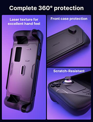 JSAUX Steam Deck ModCase: Protective Cover, Metal Bracket, Strap