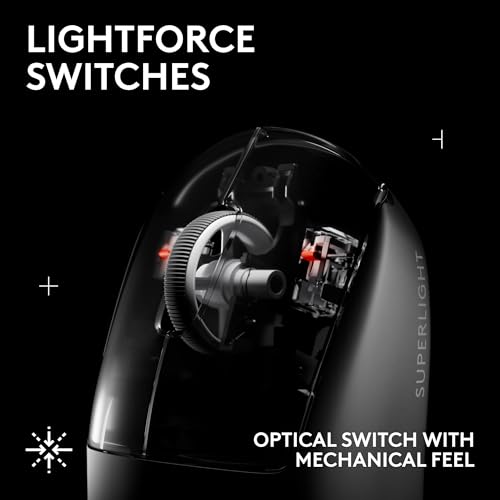 Logitech G PRO X SUPERLIGHT 2 SE Wireless Gaming Mouse - 60g Pro-Grade, 44K DPI Sensor, USB-C Charging - Red
