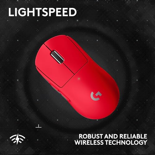 Logitech G PRO X SUPERLIGHT 2 SE Wireless Gaming Mouse - 60g Pro-Grade, 44K DPI Sensor, USB-C Charging - Red