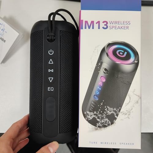 taopodo Portable Bluetooth Speaker: Stereo Sound, TWS Pairing, Ideal for Home, Outdoors, Hiking