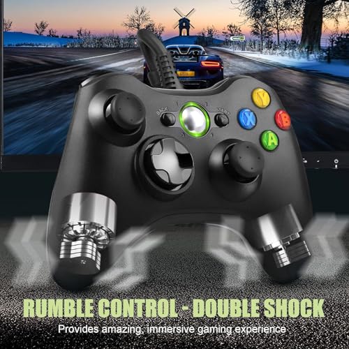 Upgraded Ergonomic USB Gaming Controller for Xbox 360 & PC