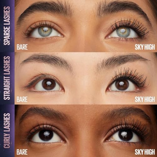 Maybelline Lash Sensational Sky High Mascara - Volumizing & Lengthening, Bamboo Extract, 7.2 ml