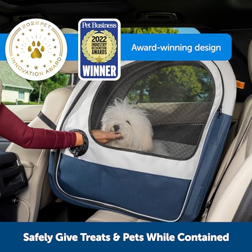 PetSafe Travel Carrier for Pets up to 27 inch, Collapsible Design, Waterproof Liner, Machine Washable, 2 Storage Pockets
