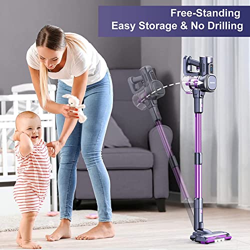 Lubluelu Cordless Vacuum Cleaner 235W Brushless Motor inch