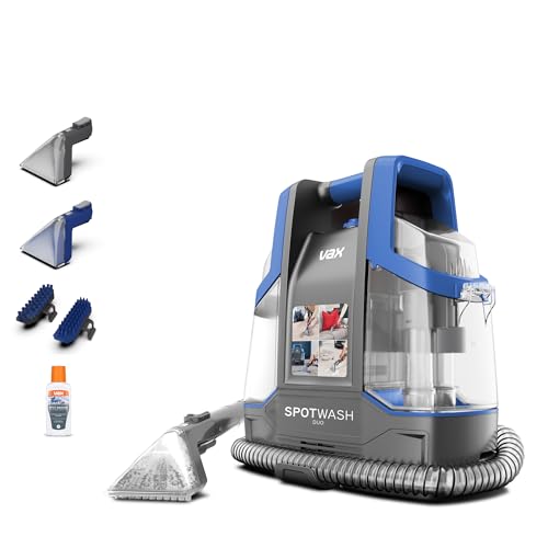 SpotWash Duo Small Handheld Shampooer for Upholstery, Sofa, Stairs, Rug - Stain Cleaning Solution, Tool for Home, Car, Pets