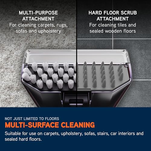 SpotWash Duo Small Handheld Shampooer for Upholstery, Sofa, Stairs, Rug - Stain Cleaning Solution, Tool for Home, Car, Pets