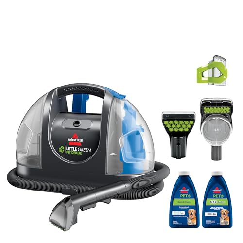 BISSELL Little Green Pet Deluxe Carpet Cleaner 3353 - Portable & Auto Detailer