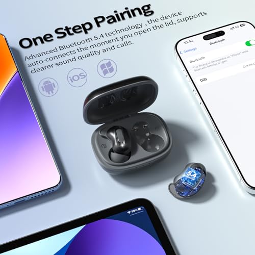 SleepBuds ANC Bluetooth 5.4, ENC Mic, 48H Playtime, Side Sleeper Design