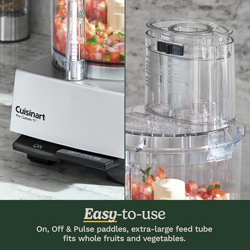 Cuisinart 11-Cup Food Processor, Brushed Chrome Finish
