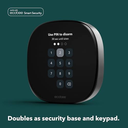 ecobee Smart Thermostat with Sensor & Air Quality Monitor - WiFi, Siri, Alexa, Google Assistant