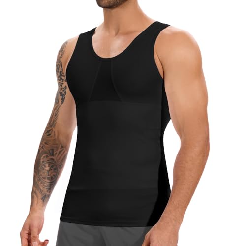 SLIMBELLE Men's Compression Vest Body Shaper - Slimming Inch