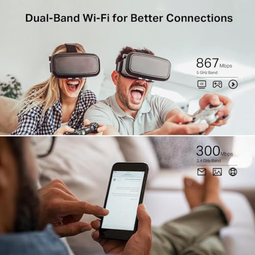 TP-Link AC1200 WiFi Router - Dual Band Wireless, EasyMesh, Guest WiFi