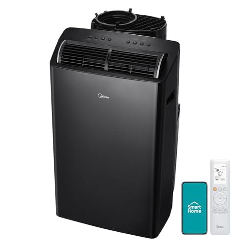 Midea Duo 14,000 BTU Inverter Portable AC, Ultra Quiet, Cools 550 Sq. Ft. - Alexa/Google, Remote & Window Kit