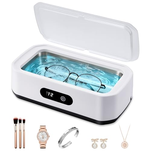 Sonic Jewelry Cleaner - 650ML Ultrasonic for Eyeglass, Watches