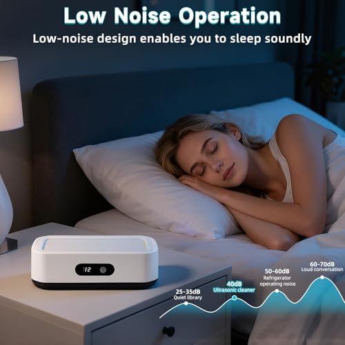 Sonic Jewelry Cleaner - 650ML Ultrasonic for Eyeglass, Watches