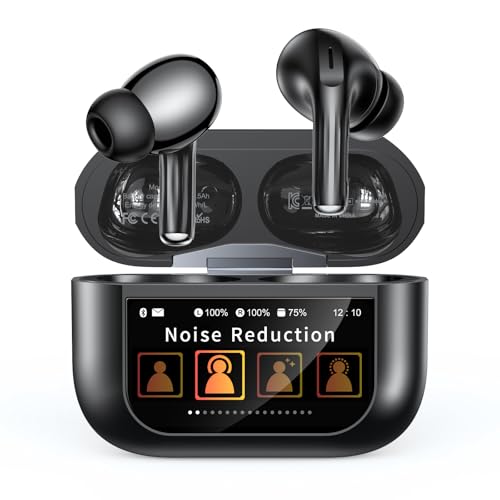 Brand Wireless Earbuds, ENC Noise Cancelling, 48H Playtime, Bass Stereo Sound, Bluetooth 5.4 for iPhone/Android
